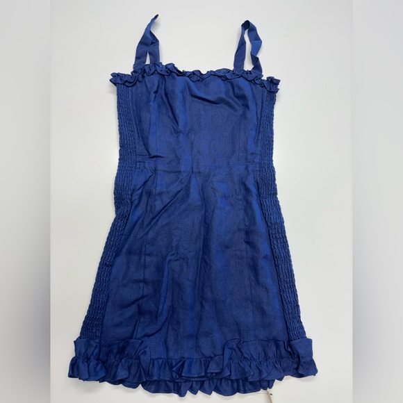 Reformationn Navy Blue Mini Dress size 4 - Picture 3 of 7